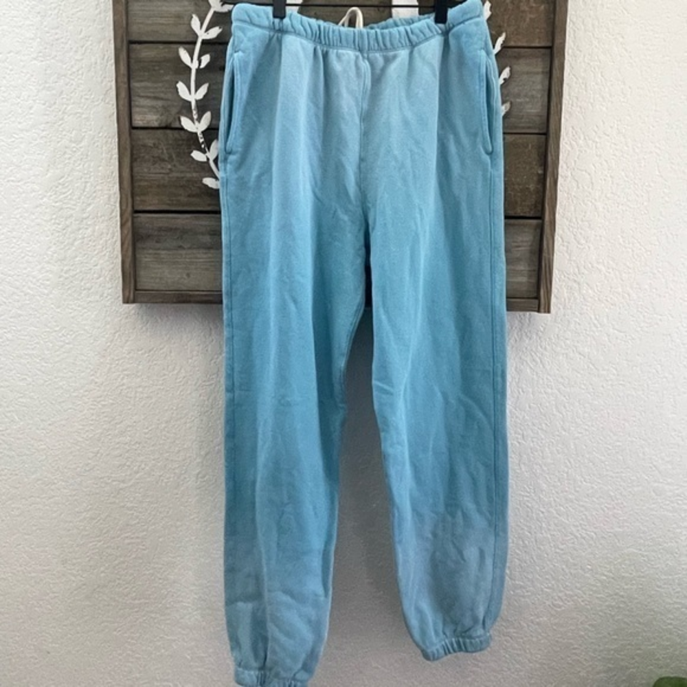 Re/Done X Hanes‎ blue cotton sweatpants size L NWT